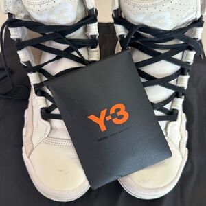 Y-3 White Kasabaru Sneakers